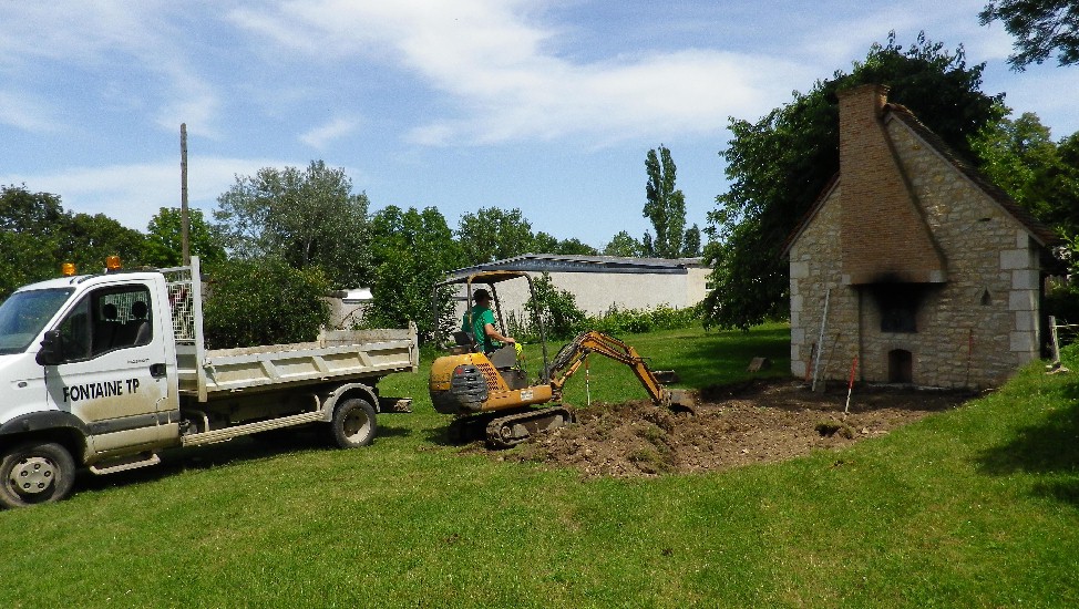 Début de chantier en juin